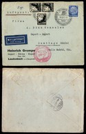 POSTA AEREA - AEROGRAMMI - PRIMI VOLI - GERMANIA  - 1937 (19 Settembre) - Europa Sud Amerika - Aerogramma Da Mannheim A  - Sonstige & Ohne Zuordnung