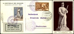 POSTA AEREA - AEROGRAMMI - PRIMI VOLI - SVIZZERA - 1924 (31 Agosto) - La Chaquerelle Lausanne - Cartolina Ufficiale Con  - Other & Unclassified