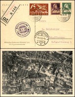 POSTA AEREA - AEROGRAMMI - PRIMI VOLI - SVIZZERA - 1925 (18 Ottobre) - Militarflugkonkurrenz - Zurich St. Gallen - Aerog - Other & Unclassified