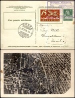 POSTA AEREA - AEROGRAMMI - PRIMI VOLI - SVIZZERA - 1926 (15 Maggio) - La Chaux De Fonds Basilea - Cartolina Postale (Nho - Sonstige & Ohne Zuordnung