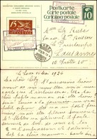 POSTA AEREA - AEROGRAMMI - PRIMI VOLI - SVIZZERA - 1926 (15 Maggio) - Le Locle Basilea - Cartolina Postale (Nhora) Per L - Other & Unclassified