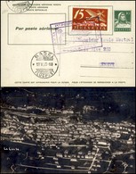 POSTA AEREA - AEROGRAMMI - PRIMI VOLI - SVIZZERA - 1926 (15 Maggio) - Le Locle Basilea - Cartolina Postale (Nhora) Per G - Other & Unclassified