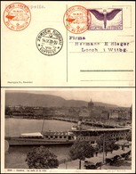 POSTA AEREA - AEROGRAMMI - PRIMI VOLI - SVIZZERA - 1930 (14 Settembre) - Geneve Aviation/Vol Du Zeppelin - Aerogramma Pe - Autres & Non Classés