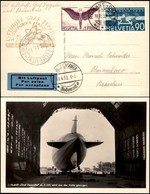 POSTA AEREA - AEROGRAMMI - PRIMI VOLI - SVIZZERA - 1932 (16 Aprile) - Zeppelin Sudamerika Fahrt - Cartolina Da Romanshor - Autres & Non Classés