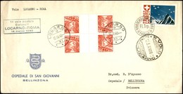 POSTA AEREA - AEROGRAMMI - PRIMI VOLI - SVIZZERA - 1940 (18 Marzo) - Locarno Roma - Aerogramma Per Bellinzona - Other & Unclassified