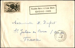 POSTA AEREA - AEROGRAMMI - PRIMI VOLI - GUYANA - 1943 (9 Dicembre) - Cayenne Parigi - Aerogramma Del Volo - Autres & Non Classés