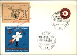 POSTA AEREA - AEROGRAMMI - PRIMI VOLI - POSTA RAZZO - 1963 (25 Maggio) Zucher Rakentenflug - Sonstige & Ohne Zuordnung