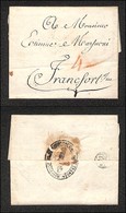PREFILATELICHE - 1793 (29 Ottobre) - Huttenheim - Lettera Per Francoforte - Andere & Zonder Classificatie