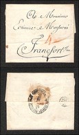 PREFILATELICHE - 1793 (29 Ottobre) - Huttenheim - Lettera Per Francoforte - Autres & Non Classés