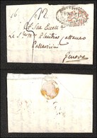 PREFILATELICHE - 1808 (6 Febbraio) - Lettera Da Venezia A Genova Via Milano - Sonstige & Ohne Zuordnung