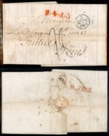PREFILATELICHE - 1835 (1 Settembre) - Listino Borsa Da Parigi A Genova - Tassato - Andere & Zonder Classificatie