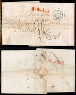 PREFILATELICHE - 1835 (1 Settembre) - Listino Borsa Da Parigi A Genova - Tassato - Other & Unclassified