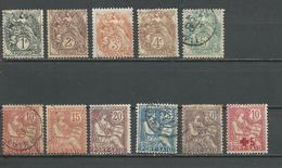 PORT-SAID Scott 18-27, B1, 24a Yvert 20-29, 35, 26a (12) O Et * 24,00 $ 1902-15 - Used Stamps