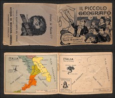 DOCUMENTI - VARIE - CARTOLINE - Il Piccolo Geografo - Opuscolo N. 16° (anni 20/30) Pubblicitario Della Bisleri/Milano - Otros & Sin Clasificación