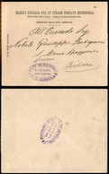 DOCUMENTI - VARIE - CARTOLINE - SS.FF. Meridionali/Rete Adriatica (in Viola) - Busta In Franchigia Per Pistoia - Andere & Zonder Classificatie