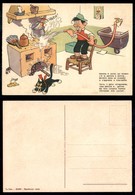 DOCUMENTI - VARIE - CARTOLINE - 1950 - Jacovitti Benito - Prevenzione Incendi - Mamma è Uscita - Nuova - Otros & Sin Clasificación