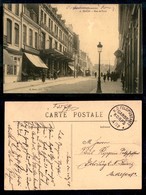 DOCUMENTI - VARIE - CARTOLINE - Francia - Douai Rue De Paris - K.D. Feldpostamt Garde Corps 4.12.14 - Other & Unclassified