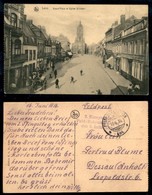 DOCUMENTI - VARIE - CARTOLINE - Francia - Lens Grand Palace Et Eglise St. Leger - Feldpoststation “404” 17.6.16 - Autres & Non Classés