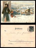 DOCUMENTI - VARIE - CARTOLINE - Germania - Gruss Aus Bautzen - Litografica - Viaggiata Primi ‘900 - Otros & Sin Clasificación