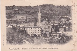 (42) VALFLEURY (707 Ha)  L' Eglise Et La Maison Des Prêtres De La Mission - Sonstige & Ohne Zuordnung