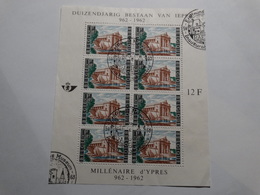 Belgique 1962 - BL33 - Millénaire D'Ypres -obl 1er Jour. - 1961-1970