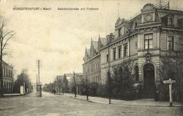 BURGSTEINFURT, Bahnhofstrasse Mit Postamt (1910s) AK - Steinfurt