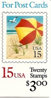 UNITED STATES (USA), 1990, Booklet 170, Beach Umbrella, Mi 0-133 - 2. 1941-80