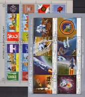 USA-Apollo 12 Blocks 1970 Jemen 1109/6+1129/5 Kleinbogen O 17€ Raumfahrt S/s CEPT M/s Sheets Space Sheetlets Bf YAR - Collections