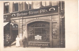 ZITTAU Bierhaus Kleiner Pätz Restaurant Original Private Fotokarte Belebt Emailschild Ungelaufen - Zittau
