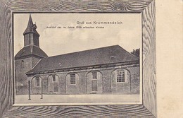 AK Gruß Aus Krummendeich - Ansicht Der Im Jahre 1709 Erbauten Kirche - Bahnpost Stade-Itzwörden 1928 (39271) - Stade