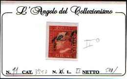 90788) REGNO DELLE DUE SICILIE- 5 GRANA-Effigie Di Ferdinando II - 1-1- 1859 -USATO-VERMIGLIO- - Sicilië