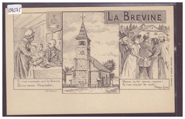 LA BREVINE - DESSIN DE HUGUENIN - CARTE NON CIRCULEE - TB - La Brévine