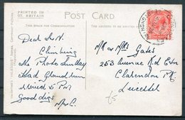 1928 GB Horse Shoe Pass, Llangollen Postcard. Skeleton Postmark - Covers & Documents