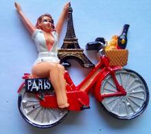 Paris  Girl On Bike - Tourism