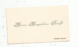 Carte De Visite Marie Magdeleine RAIFFE , THURE , Vienne - Visiting Cards