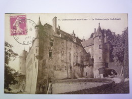 GP 2019 - 140  CHATEAUNEUF-sur-CHER  (Cher)  :  Le  CHÂTEAU (angle Sud-Ouest)   1934   XXX - Chateauneuf Sur Cher