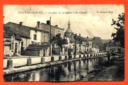 CPA 52 Doulaincourt " La Rue De La Gare - Le Canal " - Doulaincourt