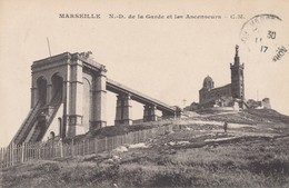 CPA - France - (13) Bouches-du-Rhône - Marseille - N.-D. De La Garde Et Les Ascenseurs - Monuments