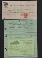 GREAT BRITAIN NEPAL LEGATION SELFRIDGES THOMAS COOK RECEIPTS 1934/35 - Reino Unido