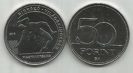 Hungary 50 Forint 2018. High Grade From Bank Bag World Wrestling Championships, Budapest 2018 - Hongrie