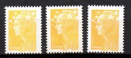 Col12  France Marianne Beaujard  N° 4226 3 Tirages / 3 Couleurs   Neuf  XX MNH - Nuevos