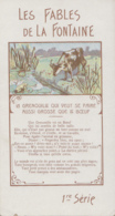 Fables De La Fontaine - La Grenouille Qui Veut Se Faire Aussi Grosse Que Le Boeuf - Fairy Tales, Popular Stories & Legends