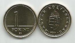 Hungary 1 Forint 2007. KM#692 High Grade - Hongrie