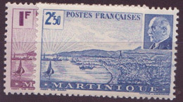 ⭐ Martinique - YT N° 189 Et 190 Avec 196 à 198 ** - Neuf Sans Charnière - 1941 / 1944 ⭐ - Neufs