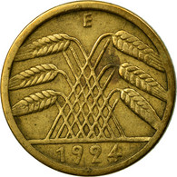 Monnaie, Allemagne, République De Weimar, 5 Rentenpfennig, 1924, Muldenhütten - 5 Renten- & 5 Reichspfennig