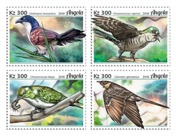 Angola. 2018 Cuckoos. (121a) OFFICIAL ISSUE - Coucous, Touracos