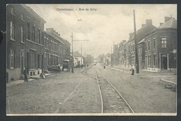 +++ CPA - CHATELINEAU - Rue De Gilly - Café   // - Châtelet