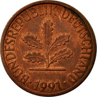 Monnaie, République Fédérale Allemande, Pfennig, 1991, Munich, TB+, Copper - 1 Pfennig