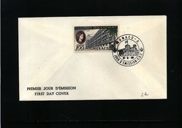 Monaco 1959 Michel 605 FDC - Covers & Documents