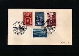 Monaco 1959 Michel 618-621 FDC - Lettres & Documents